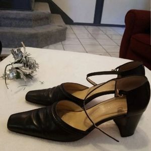 ANTONIO MELANI BEAUTIFUL BLACK LEATHER LADIES SHOE